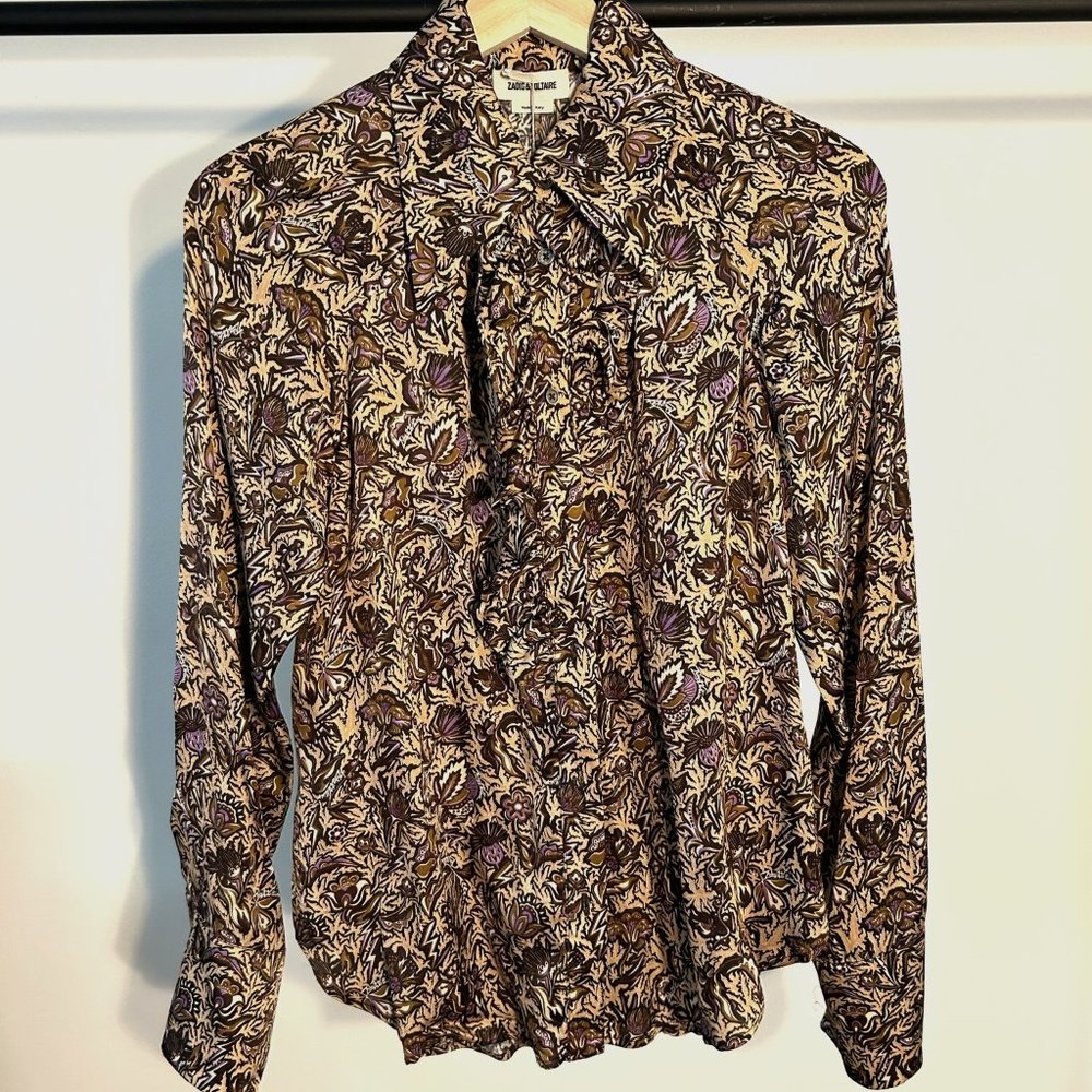 Zadig & Voltaire | New Tuska Satin Thorn Shirt